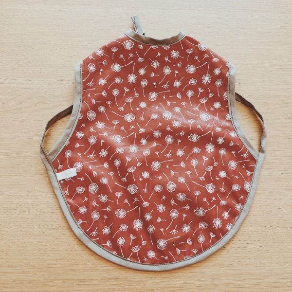 Bavoir tablier Pissenlits Rouges