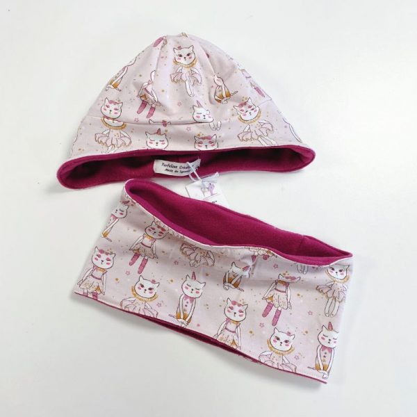 Ensemble Bonnet et snood ChaBallerine