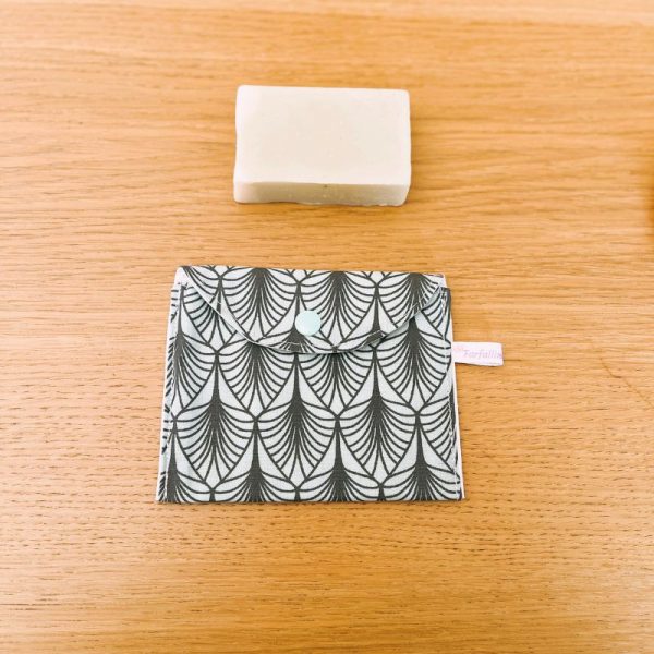 Pochette à savon solide Feuilles menthe