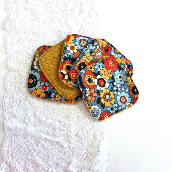 Lot de 5 lingettes - Fleurs 70